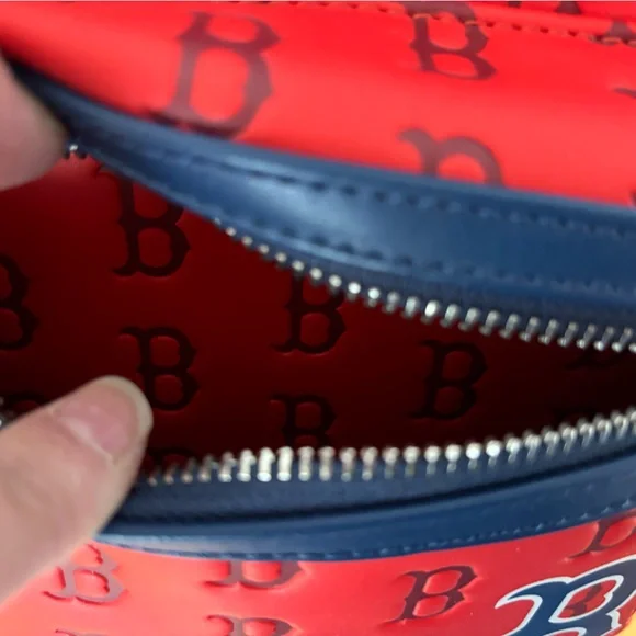 MLB Boston Red Sox Logo Mini Backpack by Loungefly - Picture 11 of 12
